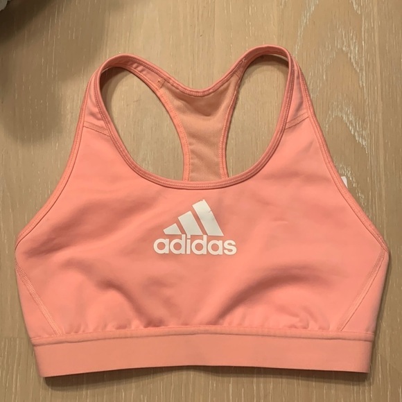 Adidas Sports Bra in pink - very good condition, Size Medium - Picture 1 of 4